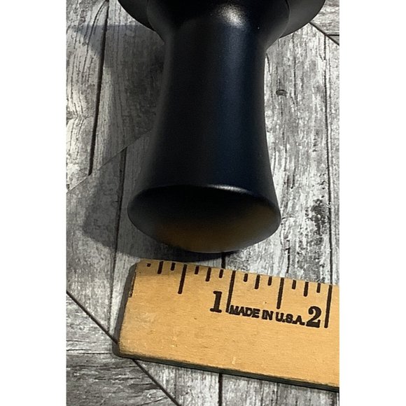 Espresso Coffee Tamper Calibrated Spring Loaded Adjustable Steel Black Handle - Picture 8 of 9